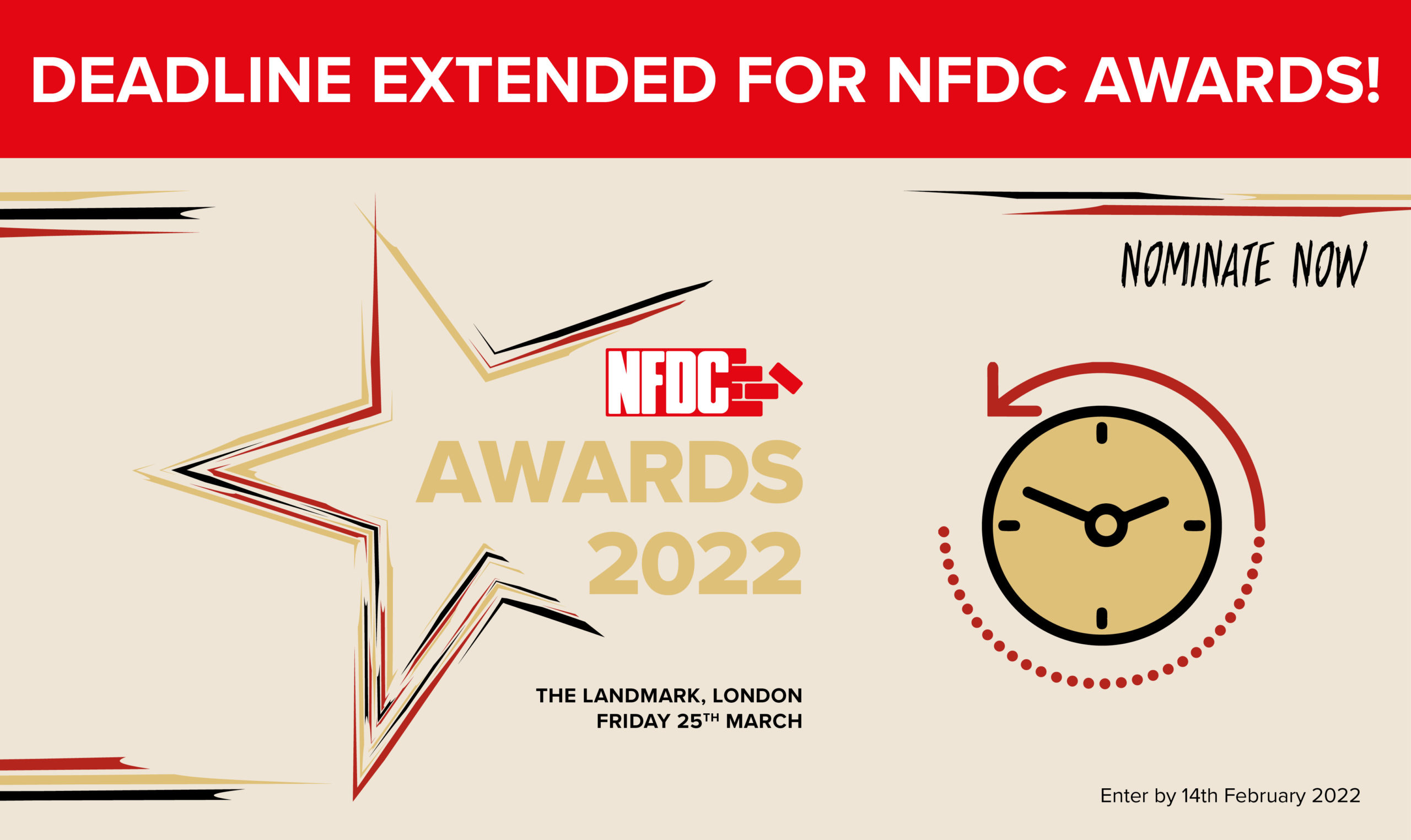 NFDC Adds Another Week on the Clock for Awards Submissions