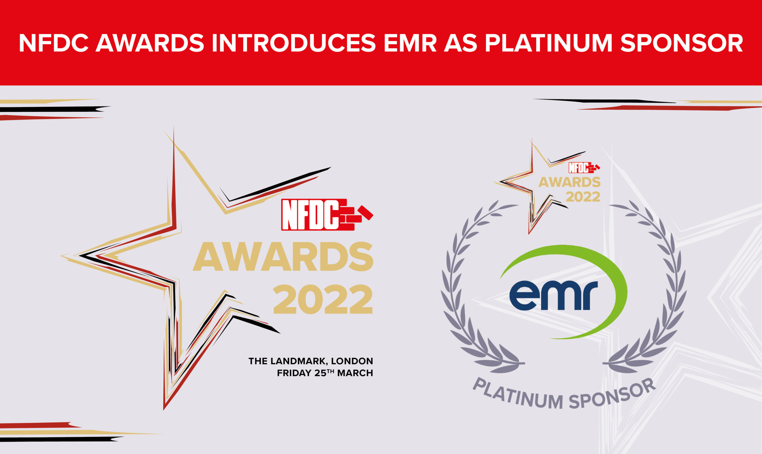 EMR Ltd Announced as Final Platinum Sponsor of NFDC Awards 2022
