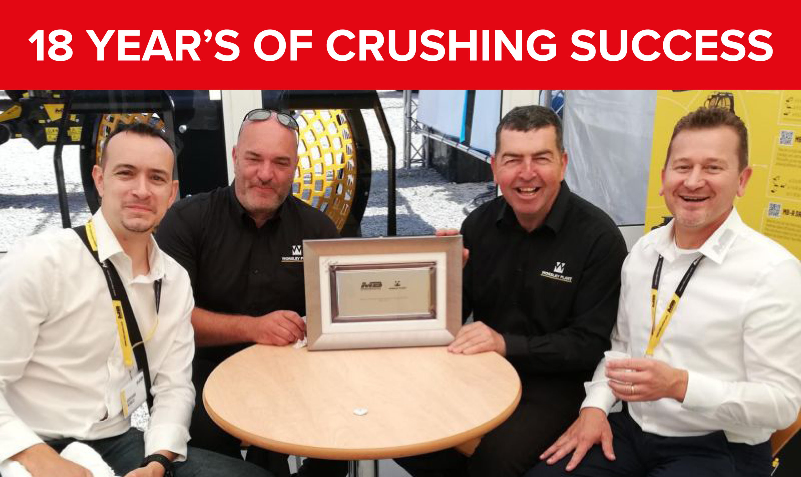 Worsley Plant Celebrate 18 Years of Crushing Success with MB