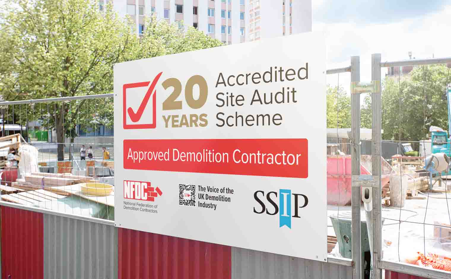 Commemorative Site Boards – 20th Anniversary Site Audit Scheme